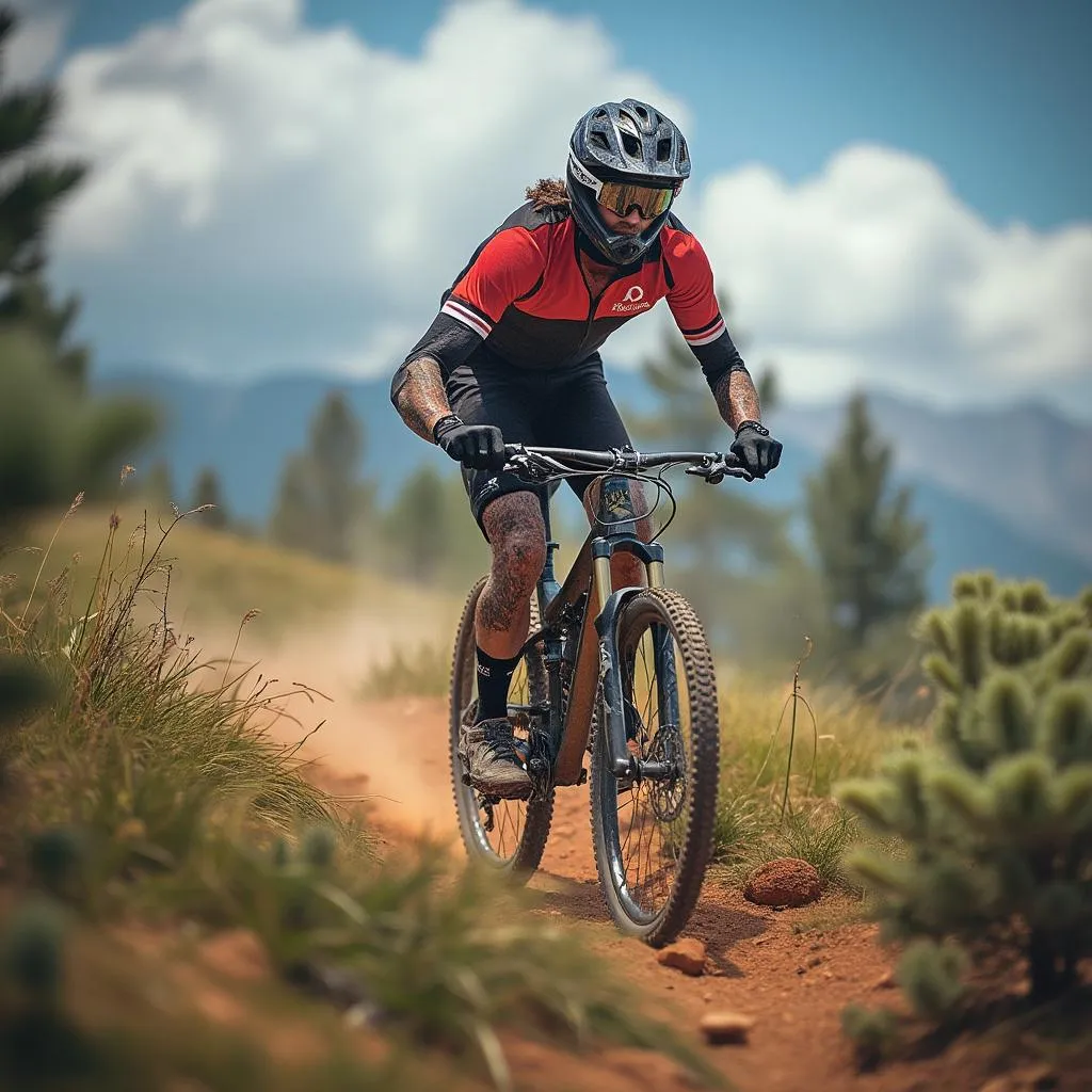 Competidor de MTB